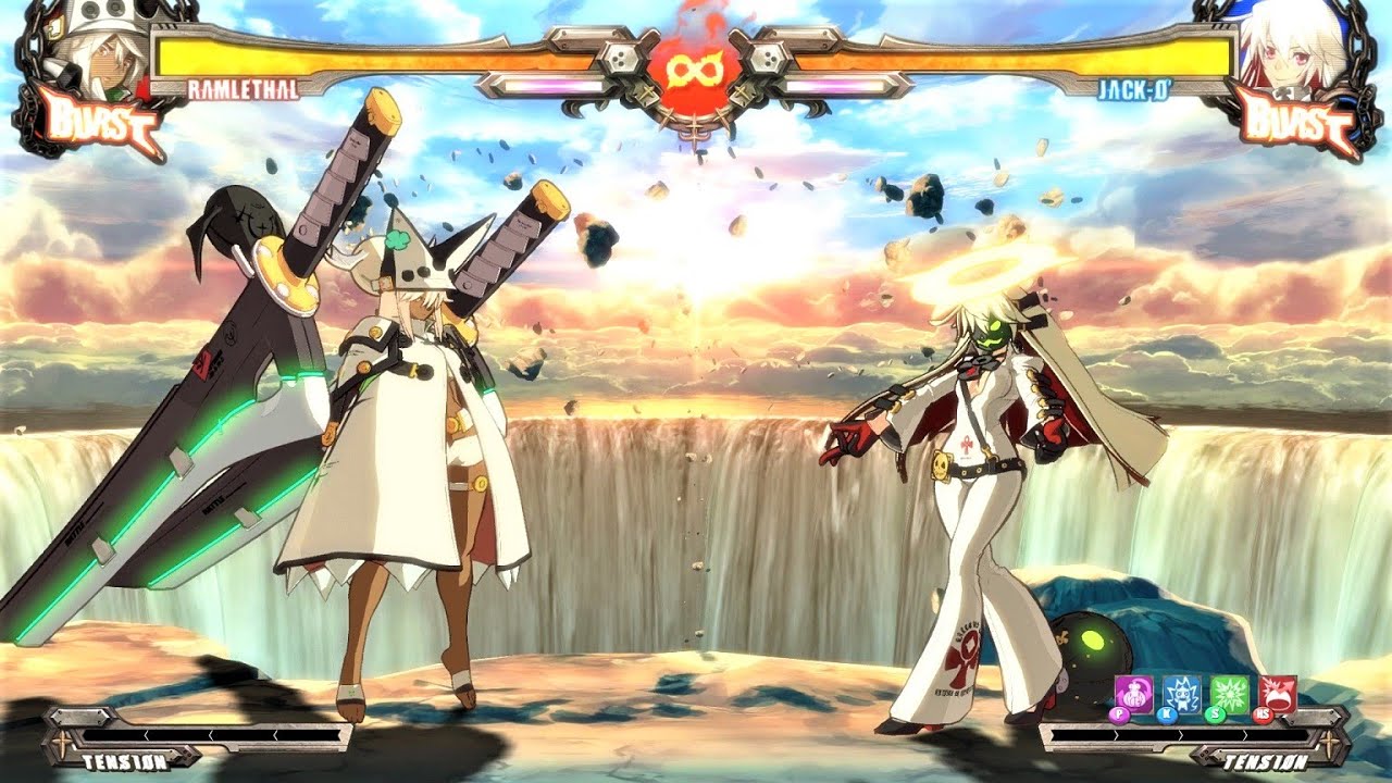 Ramlethal vs Jack-O (Hardest AI) - Guilty Gear Xrd Rev 2