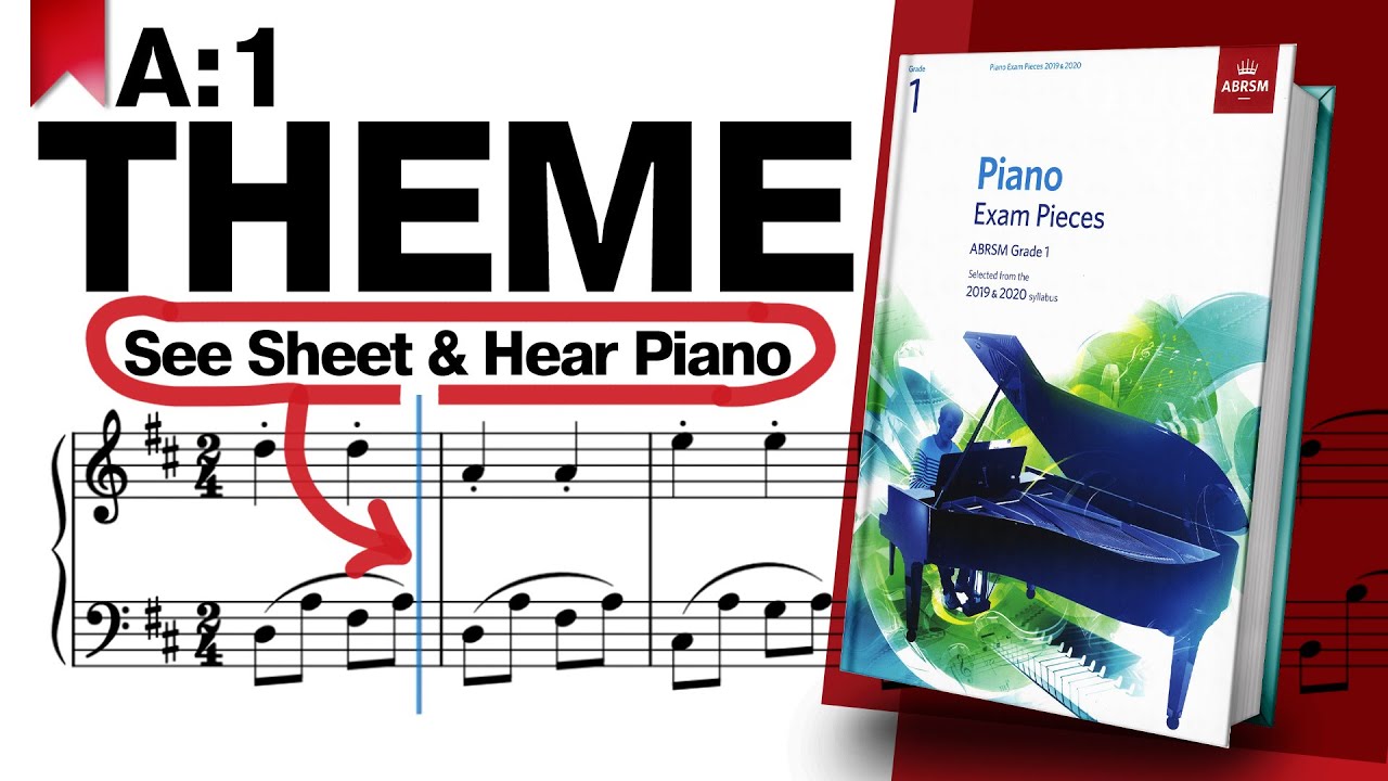 Theme - ABRSM Grade 1 piano (A:1)- Thomas Atwood