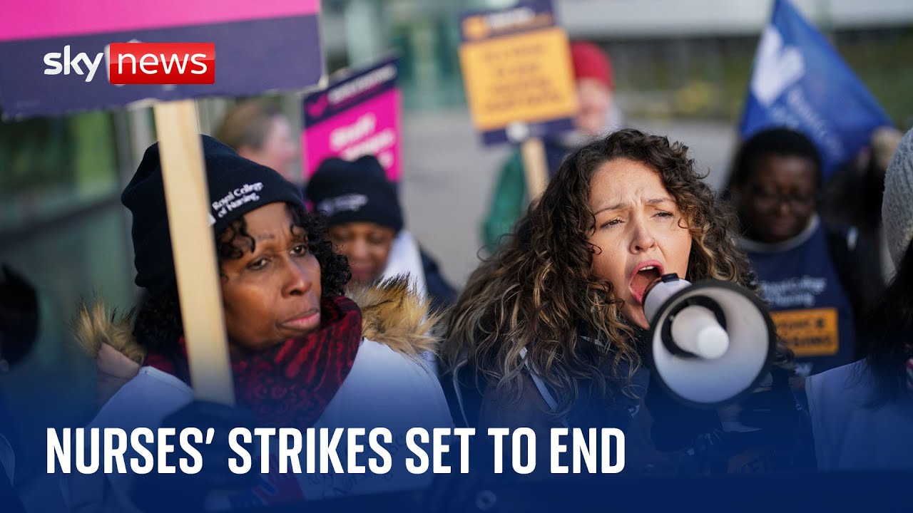 NHS Strikes: Nurses' walkouts in England set to end