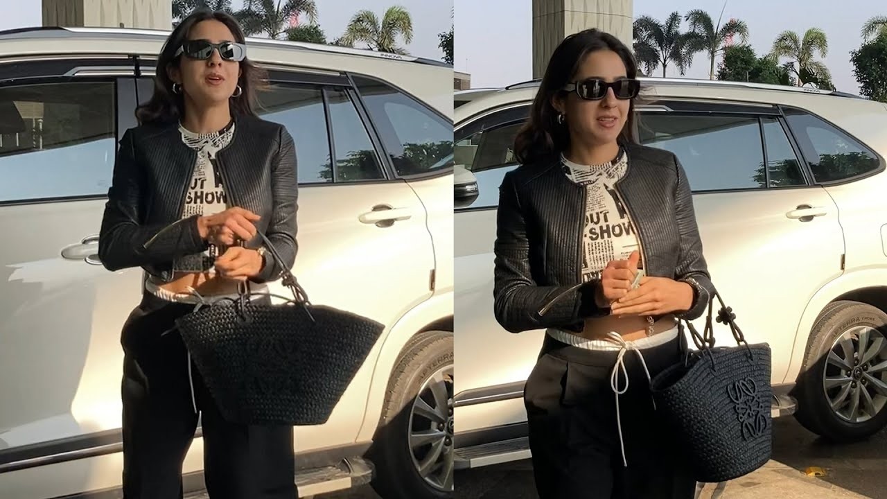 Sara Ali Khan Spotted At Mumbai Airport