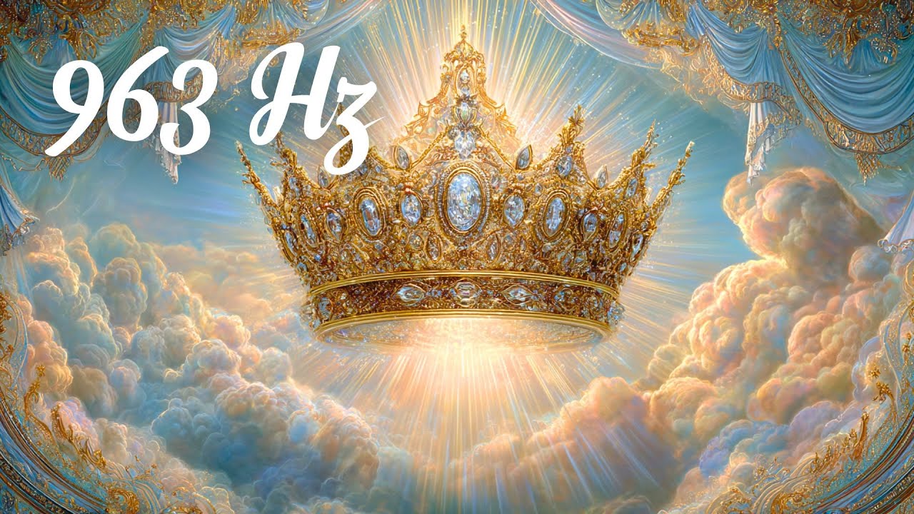 Frecuencia de Chakra Corona 963Hz 🌟 Sanación Espiritual | Abundancia, Éxito y Energía Positiva