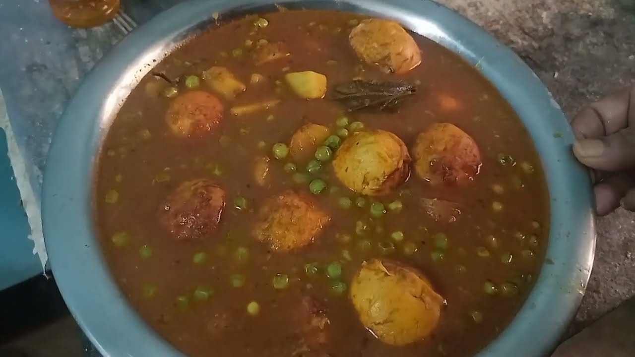 মটর শুটি দিয়ে ডিমের কারী রেসিপি 😋😋