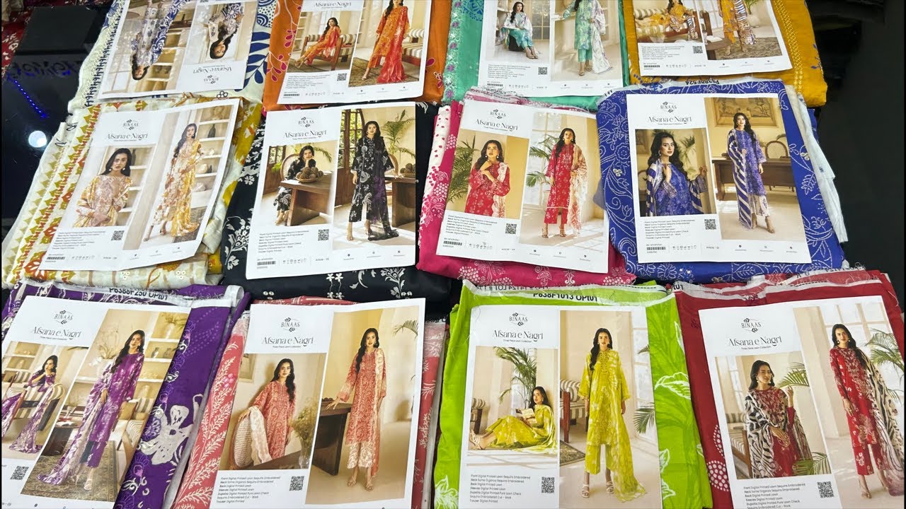 Binaas afsane nagri lawn embroidered suits |Ramzan special suits at AZ Textiles By Zoya Syed in live