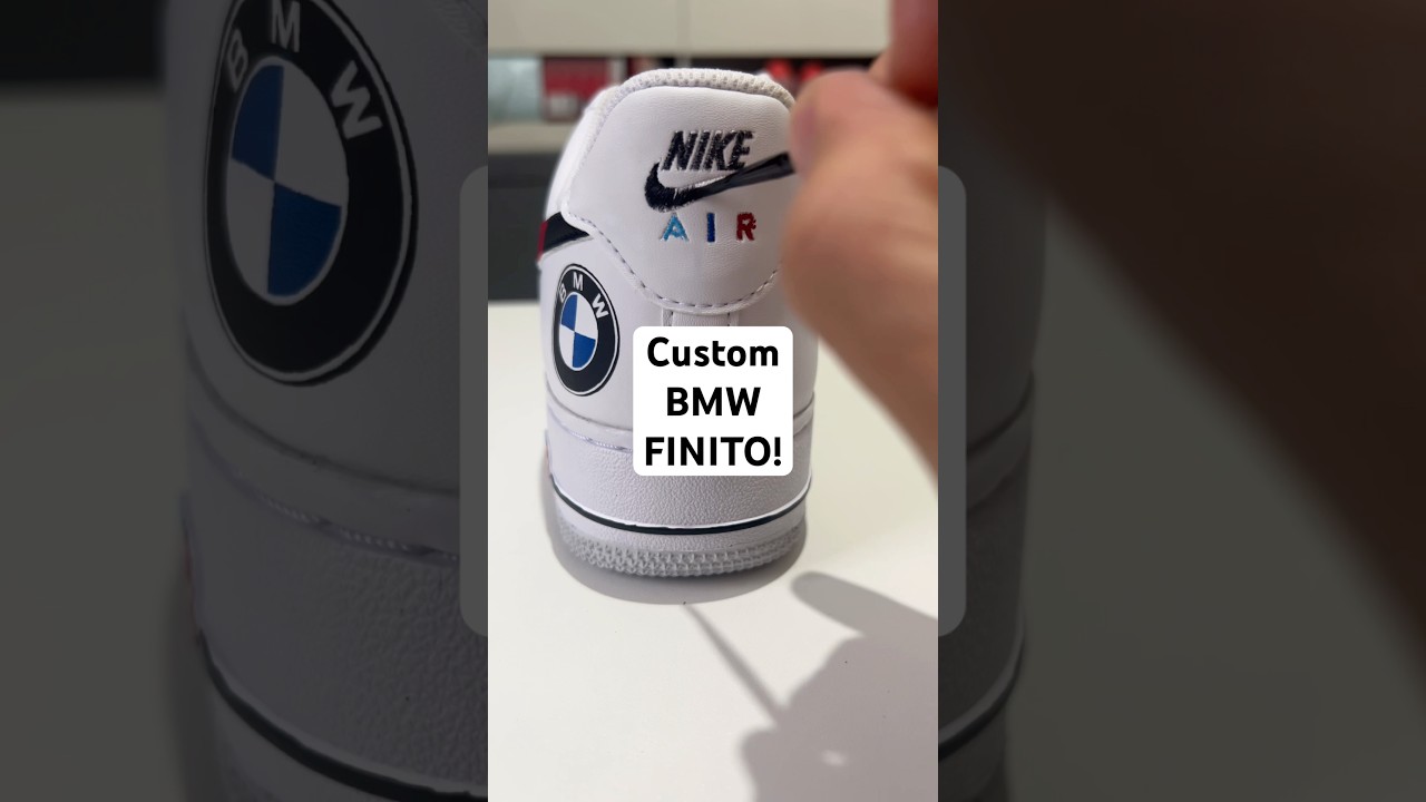 Custom BMW Finito! #lofi #chill #calzolaio #sneakers #shoes #custom #bmw