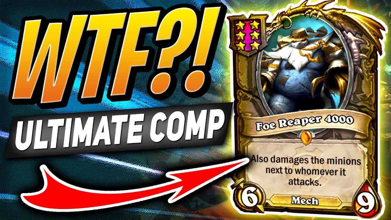 The ULTIMATE Foe Reaper Mech DECK | Hearthstone Battlegrounds | HS Auto Battler
