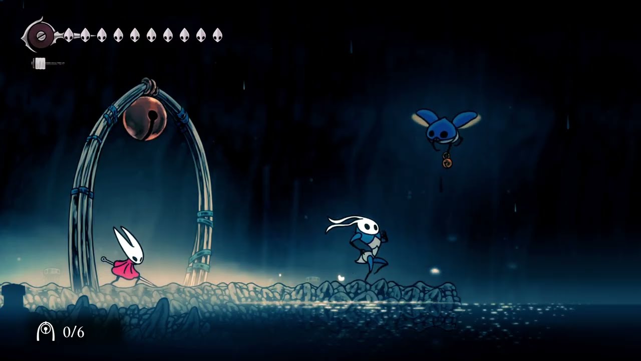 Hollow Knight Silksong - Sprintmaster Swift Level 4 (6 laps) with bug (Blind run challenge)