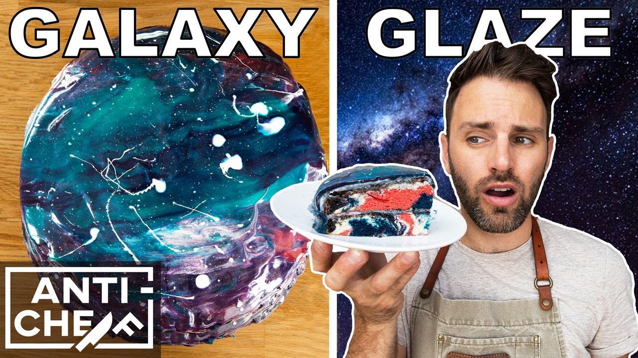 Can I master the Mirror Glaze on a Galaxy Cake?