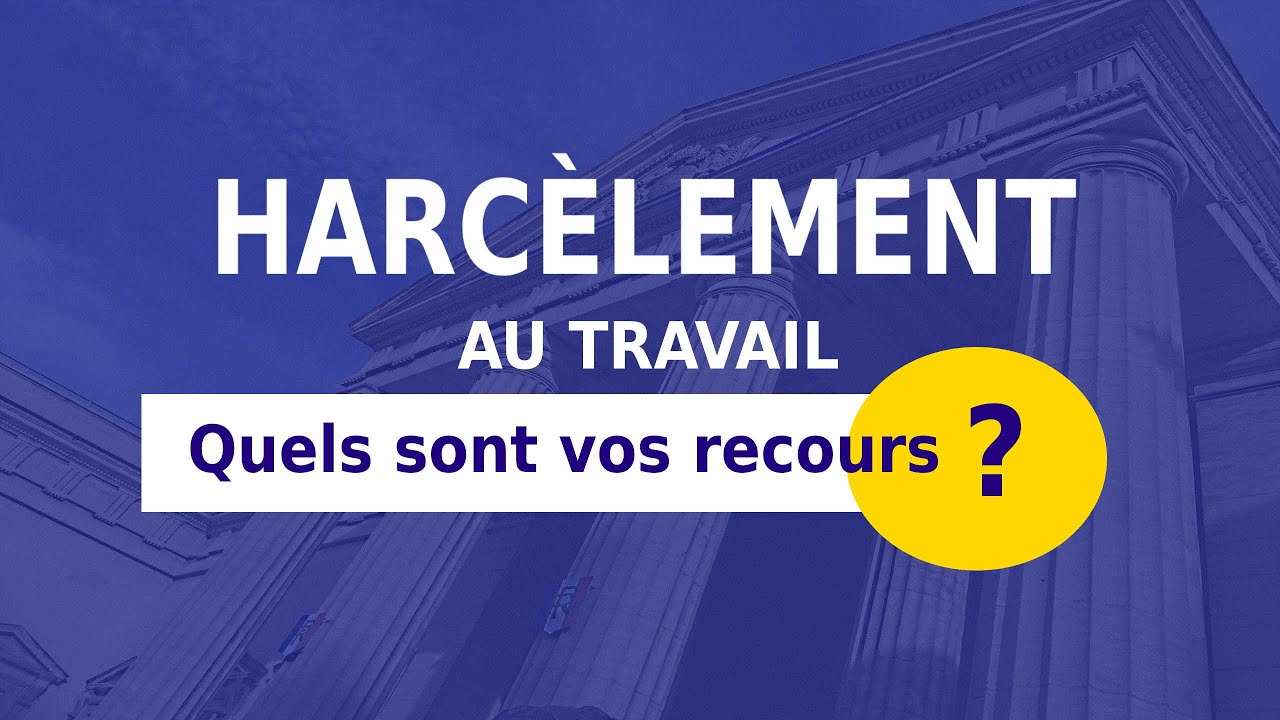 HARCÈLEMENT : QUE FAIRE ?