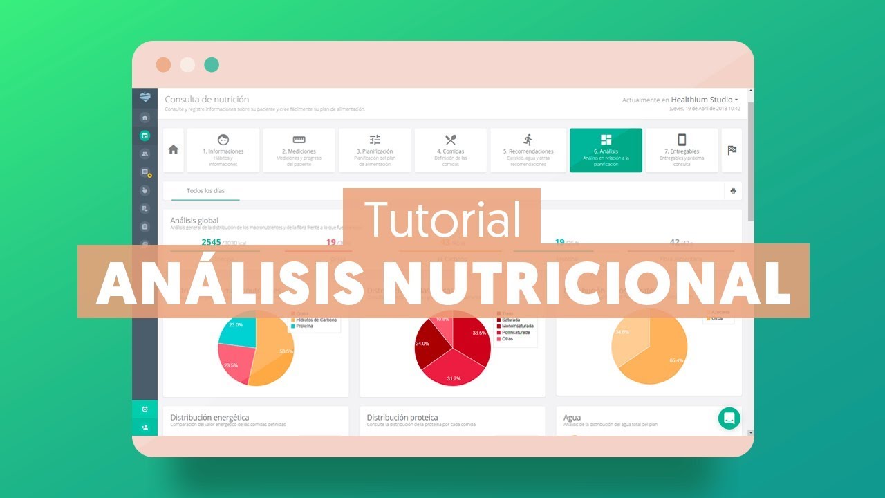 Tutorial: Análisis nutricional