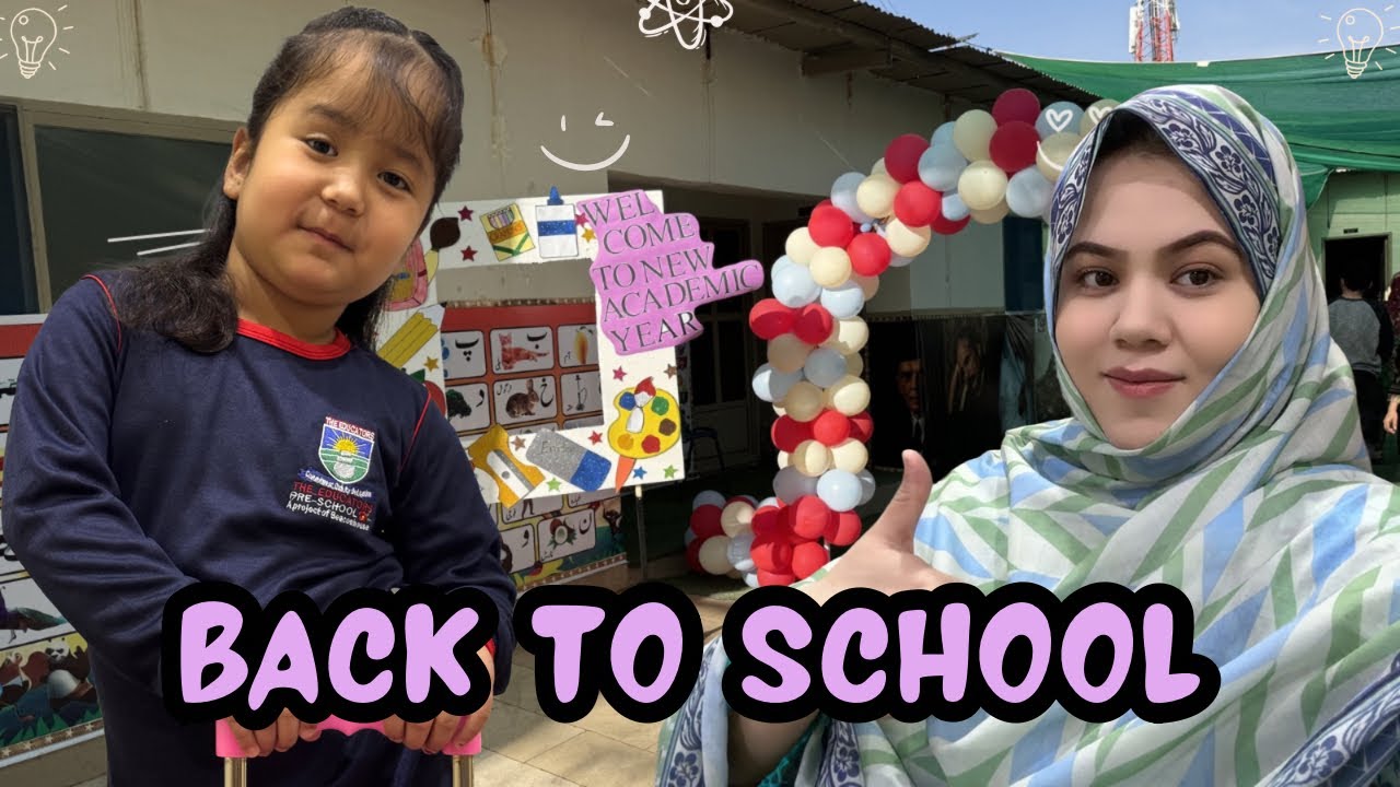 BACK TO SCHOOL 🥰 || HOORAIN WAS SO EXCITED 🤗 || NEW DAY || NEW VLOG ✌️