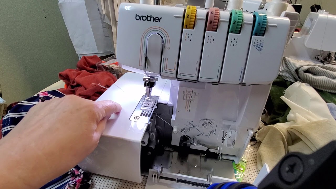 Brother 2340 revised video showing how to release bogged fabric