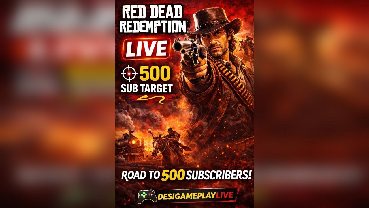 Wild West Action 🔫 Red Dead Redemption LIVE | Road to 500 Subs