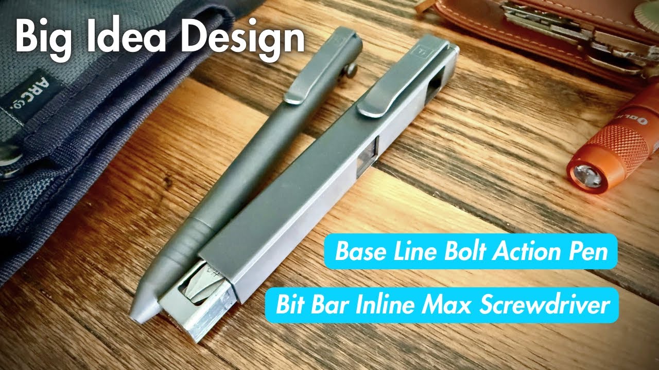 Big Idea Design Titanium EDC Review – Pen & Bit Bar Worth It?