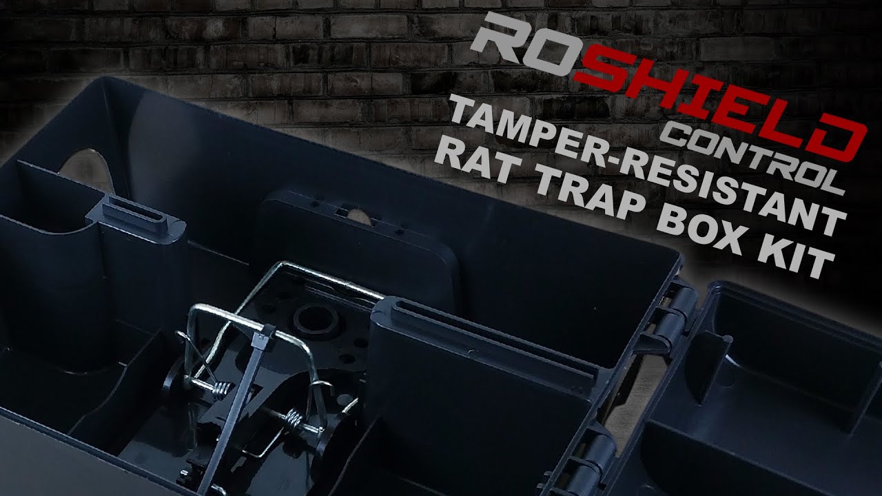Roshield External Rat Trap & Box Kit (with Baiter Box MK1)