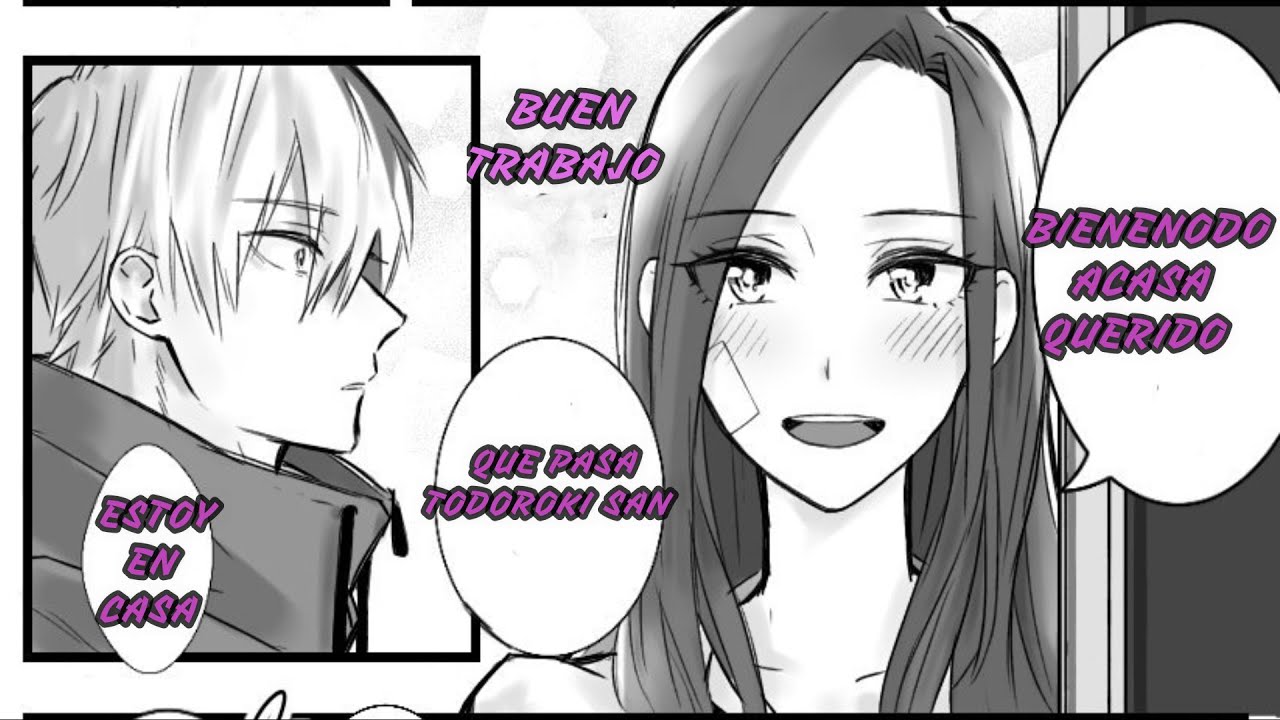 MY HERO ACADEMI {TODOMOMO} КОМИКС «ТРУДНЫЙ ДЕНЬ» НА ИСПАНСКОМ ЯЗЫКЕ
