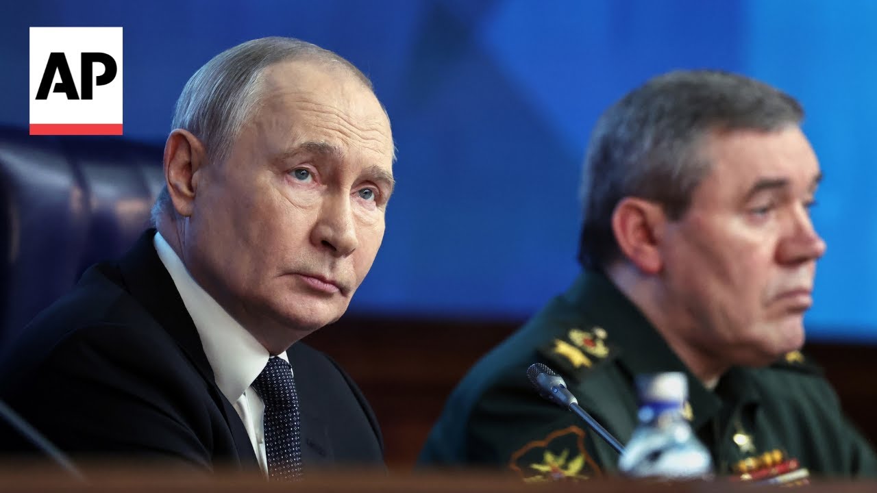 Putin warns Russia will seek to extend its gains in Ukraine if peace talks fail