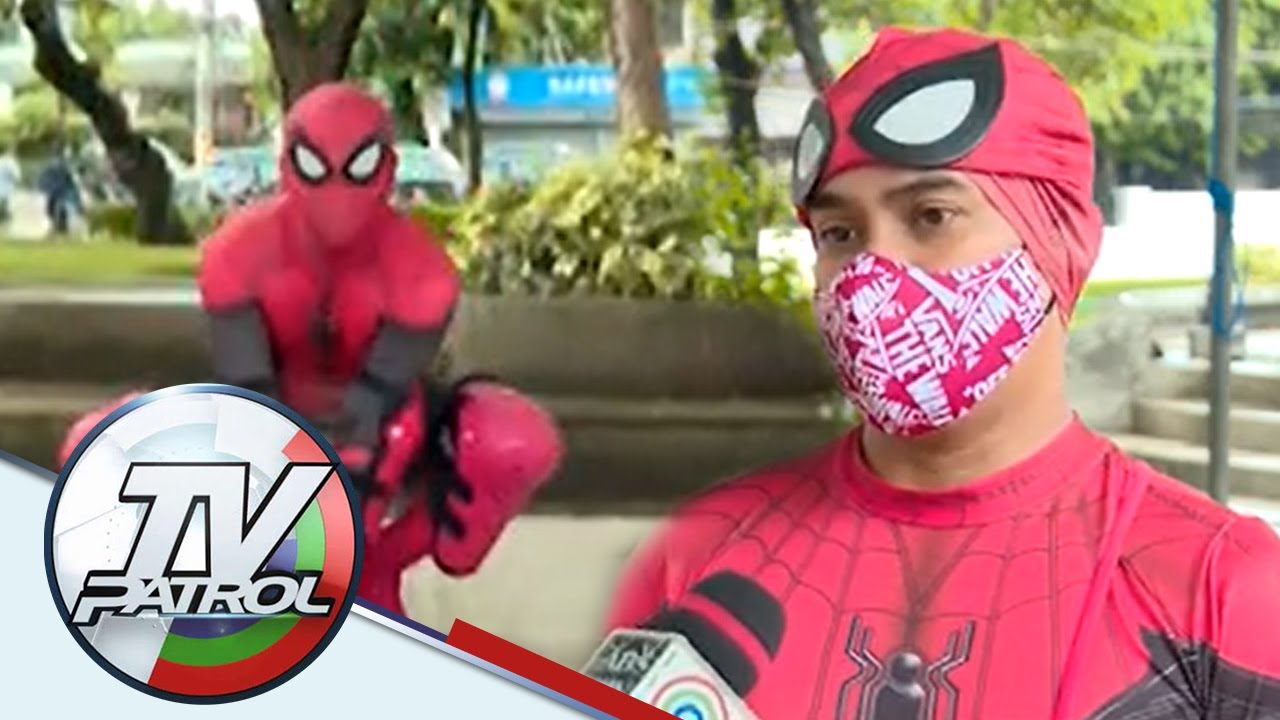 Pagsusuot ng Spiderman costume ng delivery rider, may malalim na dahilan | TV Patrol