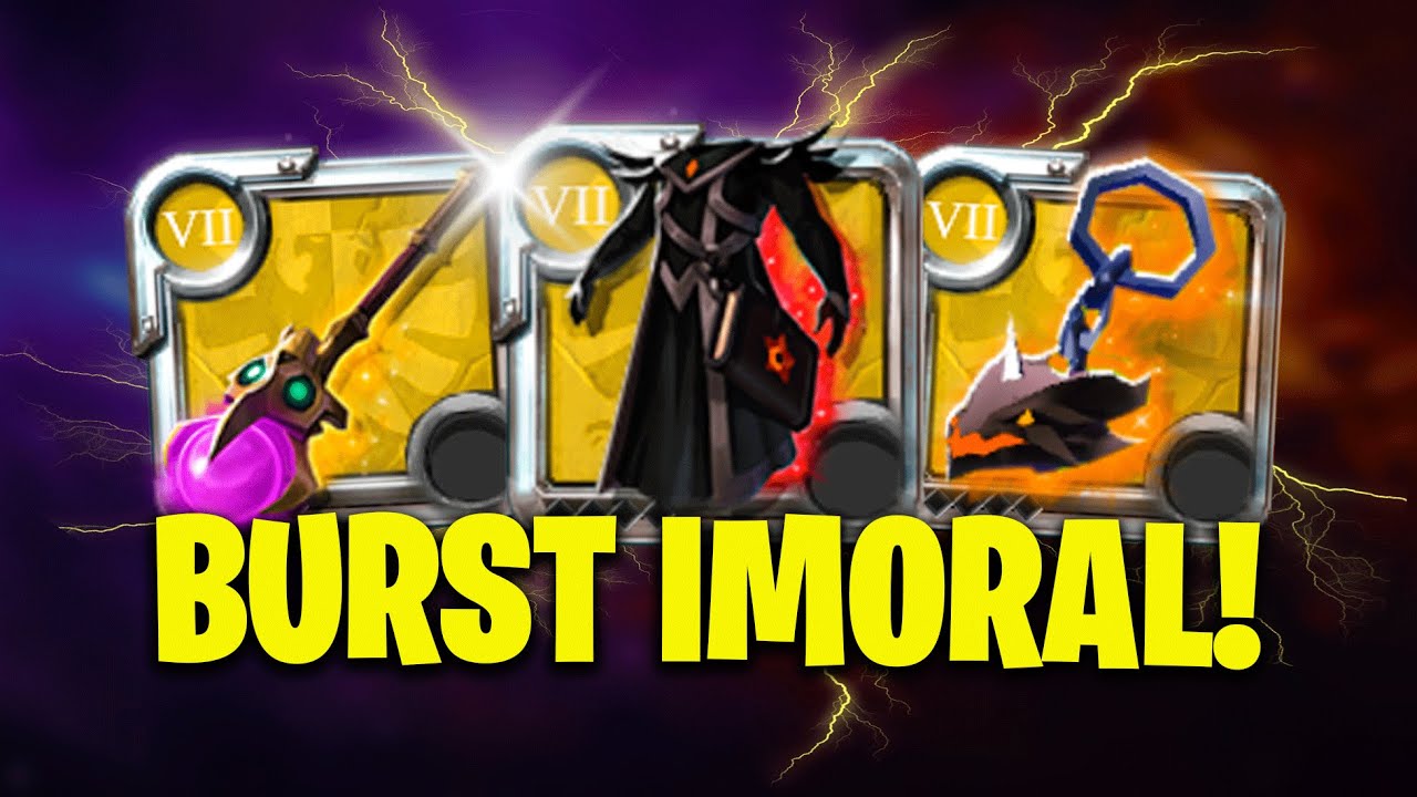 Esse burst do Cajado de Feiticeiro é IMORAL! PvP Solo nas Mists – Albion Online