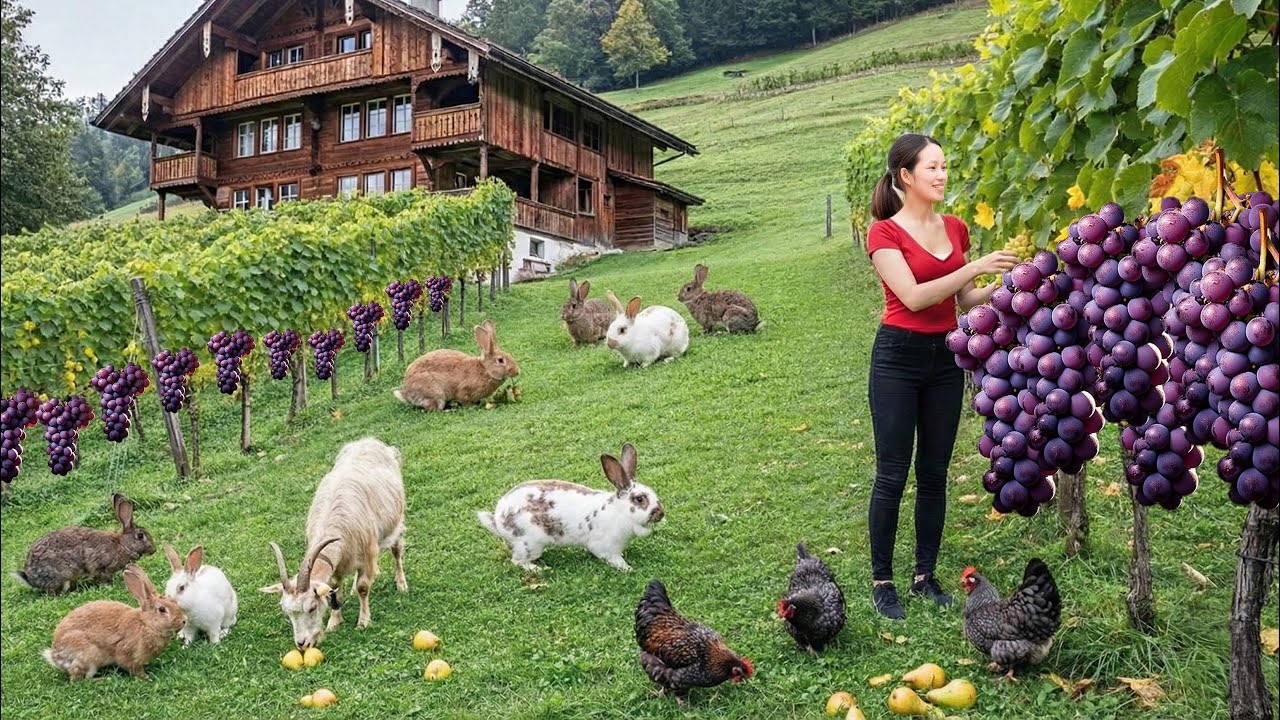TIMELAPSE - Grape Harvest Season | Raising Livestock – Life in the Beautiful Countryside