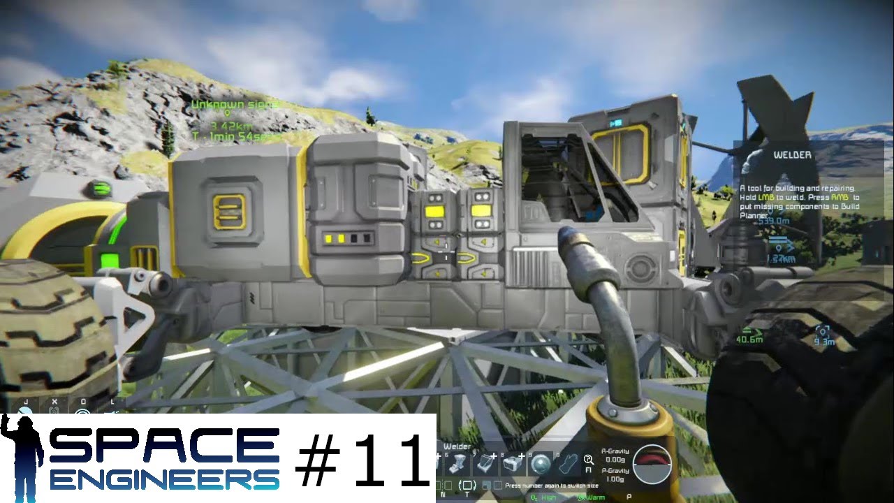 Space Engineers #11 - Auto aufladen und Refinery anfangen!