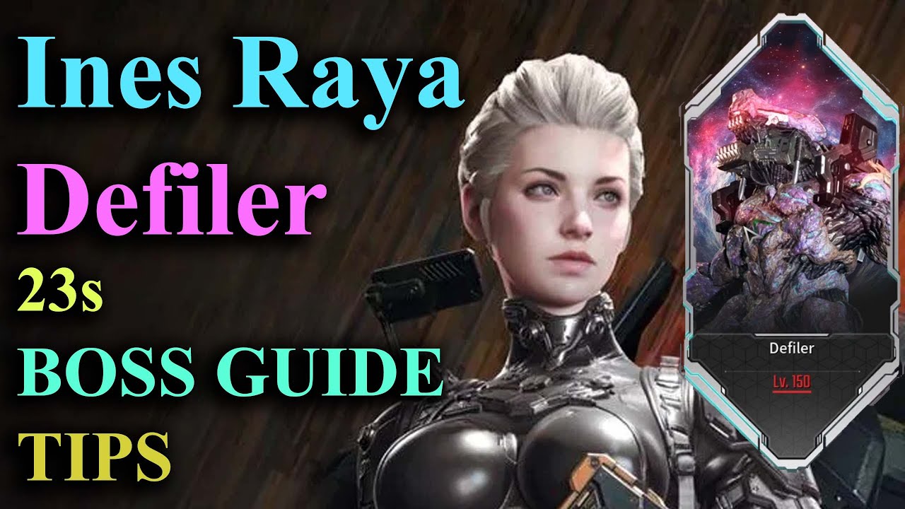 Ines Raya vs Defiler 23s | Quick  Boss Guide for Ines Raya | The First Descendant
