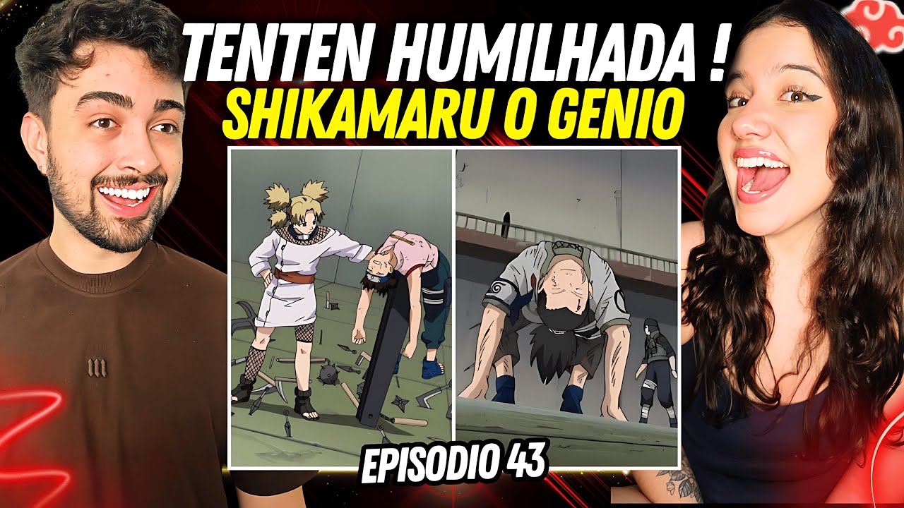 Shikamaru Surpreendeu Ela !! | Naruto Ep 43 React