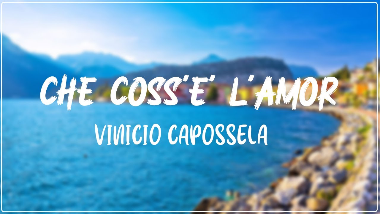 Vinicio Capossela - Che Coss'E' L'Amor Testo Lyrics
