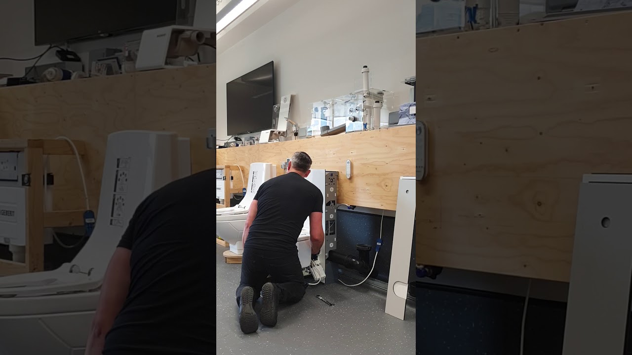 10 Minute Uninstall of a Geberit AquaClean CARE toilet