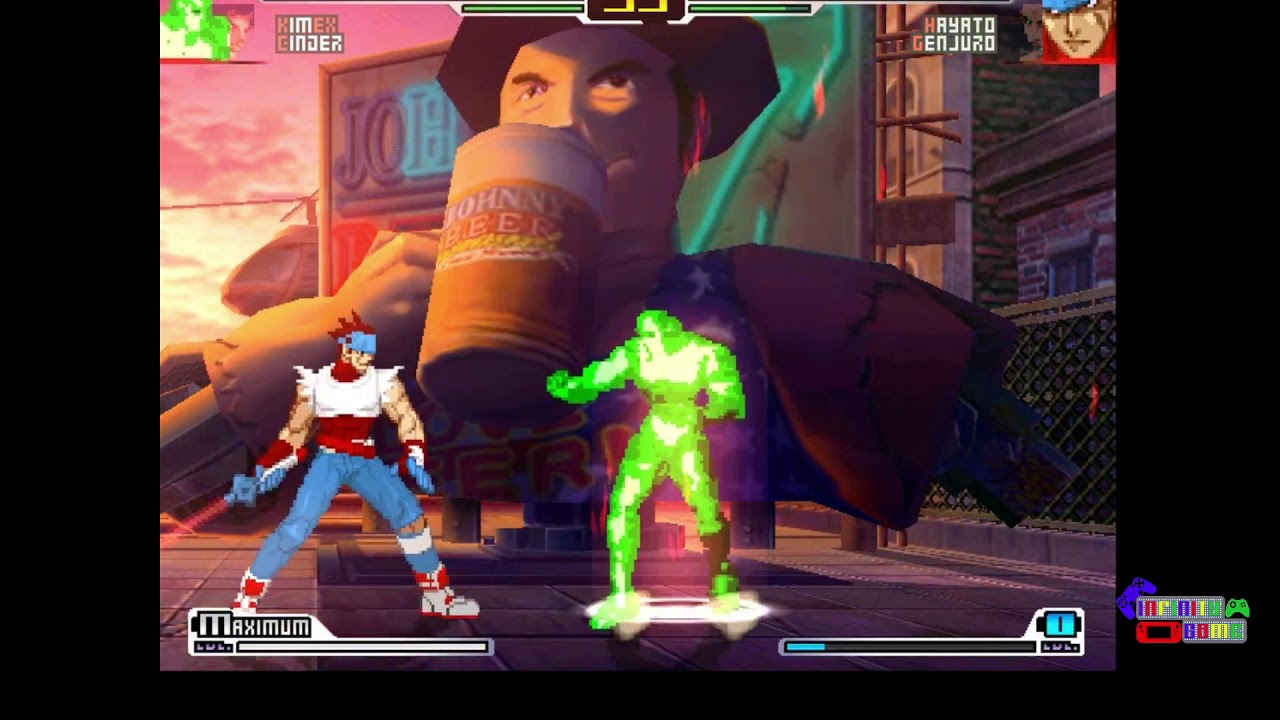 MUGEN: Kim y Cinder Vs Hayato y Genjuro