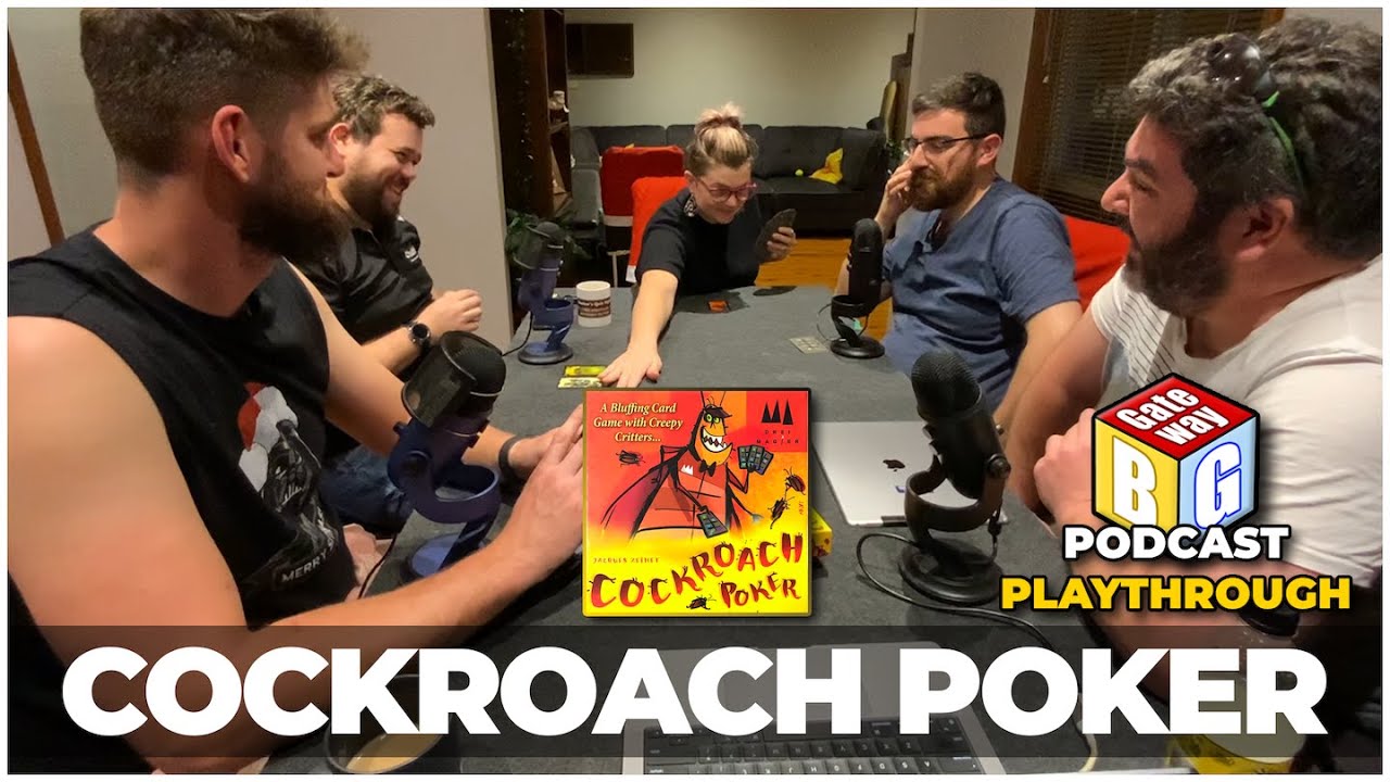 COCKROACH POKER ft. Georgee | Pre-Podcast Playthrough