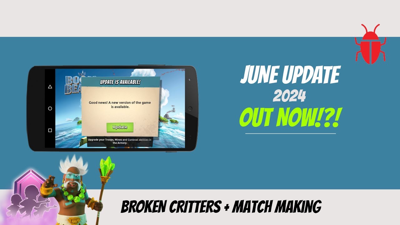 Bugs are Here! Boom Beach June Update!?