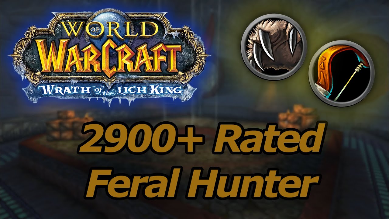 Rank 1 Feral + MM Hunter 2v2 Arenas (WotLK)