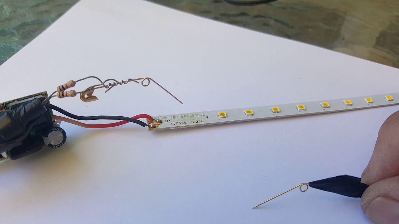Tubos Led pruebas para reutilizar