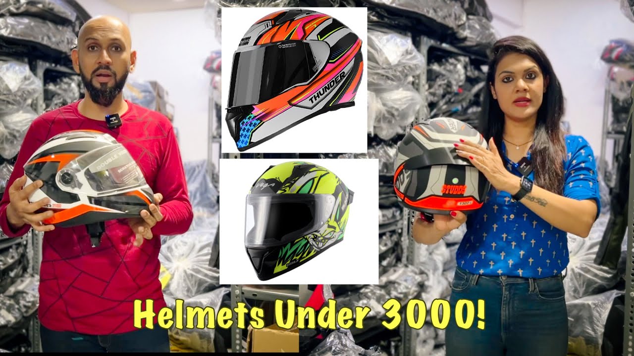 Best & Affordable Helmets under 3000 rupees | Studds | Vega | Axxis