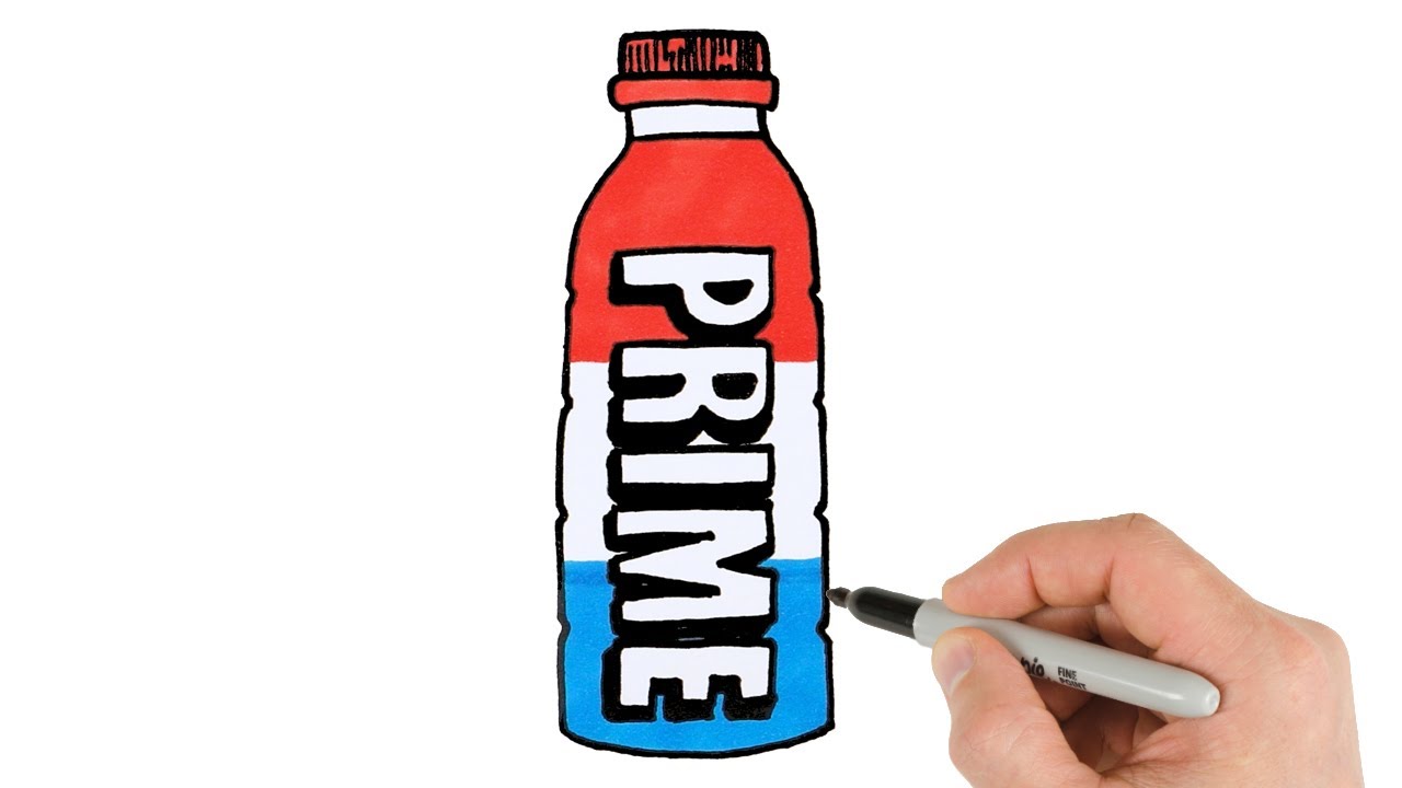 Как нарисовать Prime Drink | Очень простое пошаговое руководство!