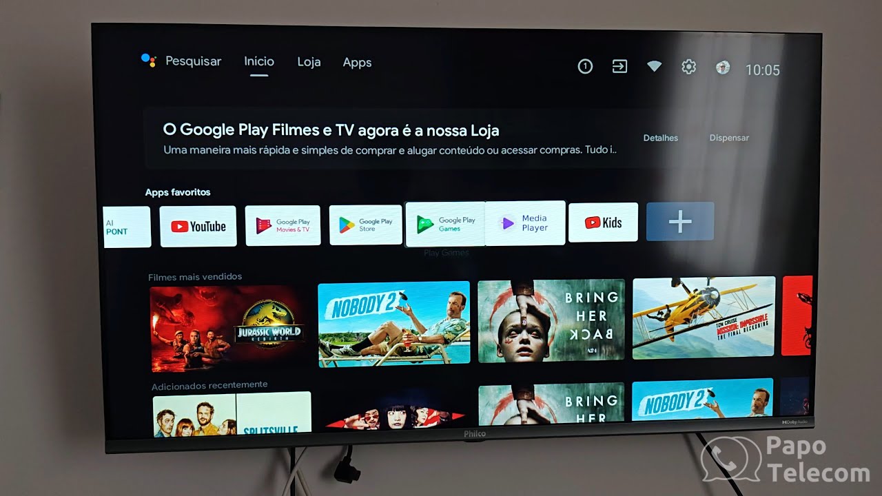 TV Smart Philco LED 40 Polegadas FullHD Android PTV40M9GACGB