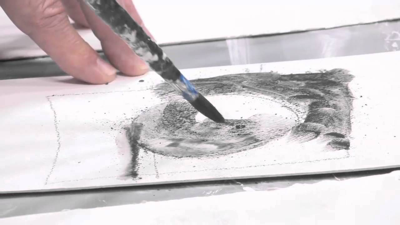 How to Sketch Using Watersoluble Drawing Tools