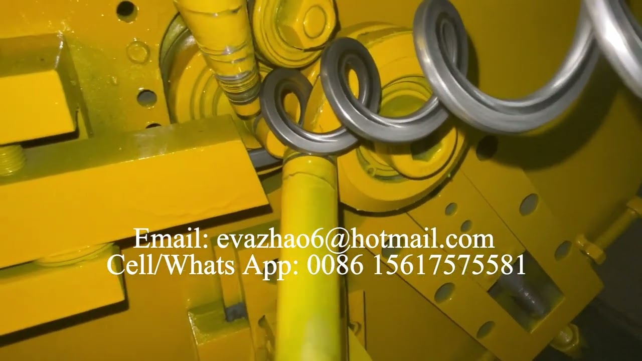 Spring Helix Spiral Flight Making Machine, Screw Blade Equipment