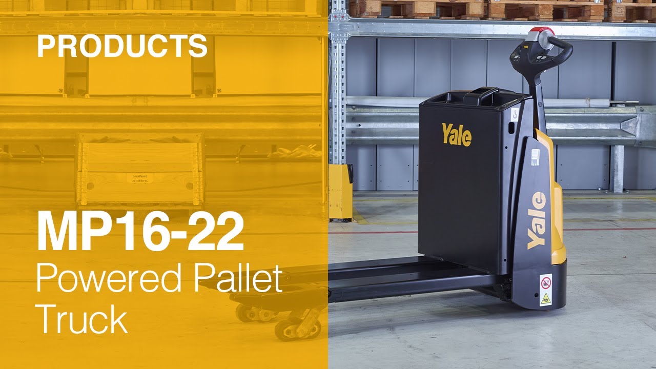 Yale MP16-22 Powered Pallet Truck with Noise Reduction Option