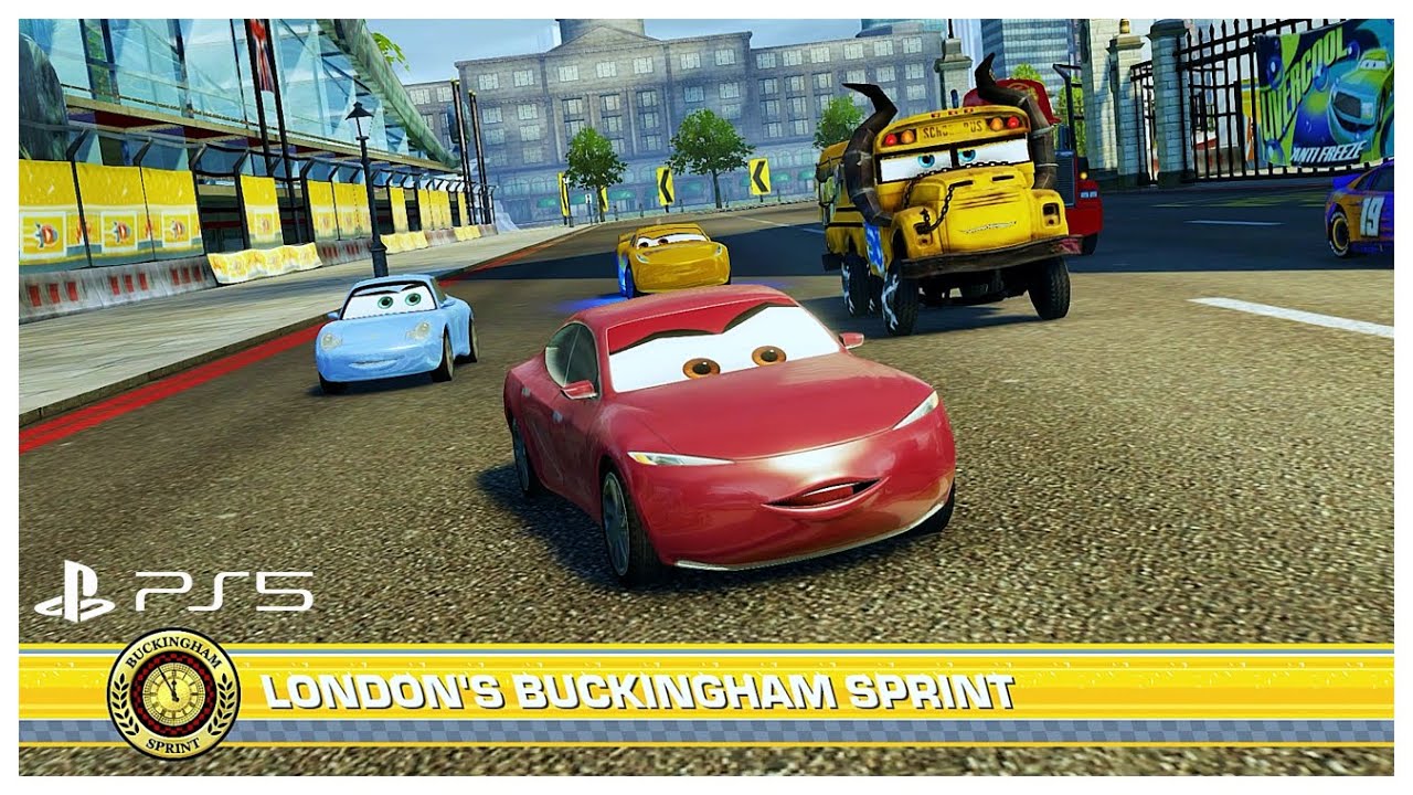 Cars 3 Driven To Win | Cruz Ramirez - Battle Race | London's Buckingham Sprint 3 Laps
