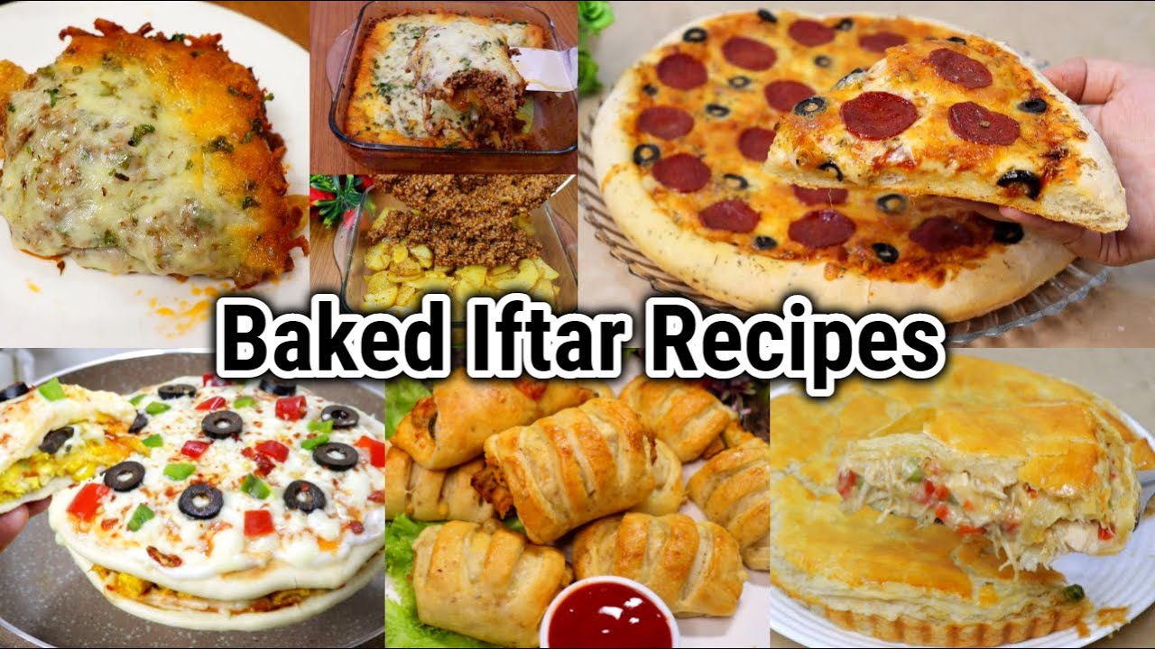 5 Easy Baked Recipes For Iftar | Chicken Pie | Shawarma Pizza |Bakery Chicken Roll |Pepperoni Pizza