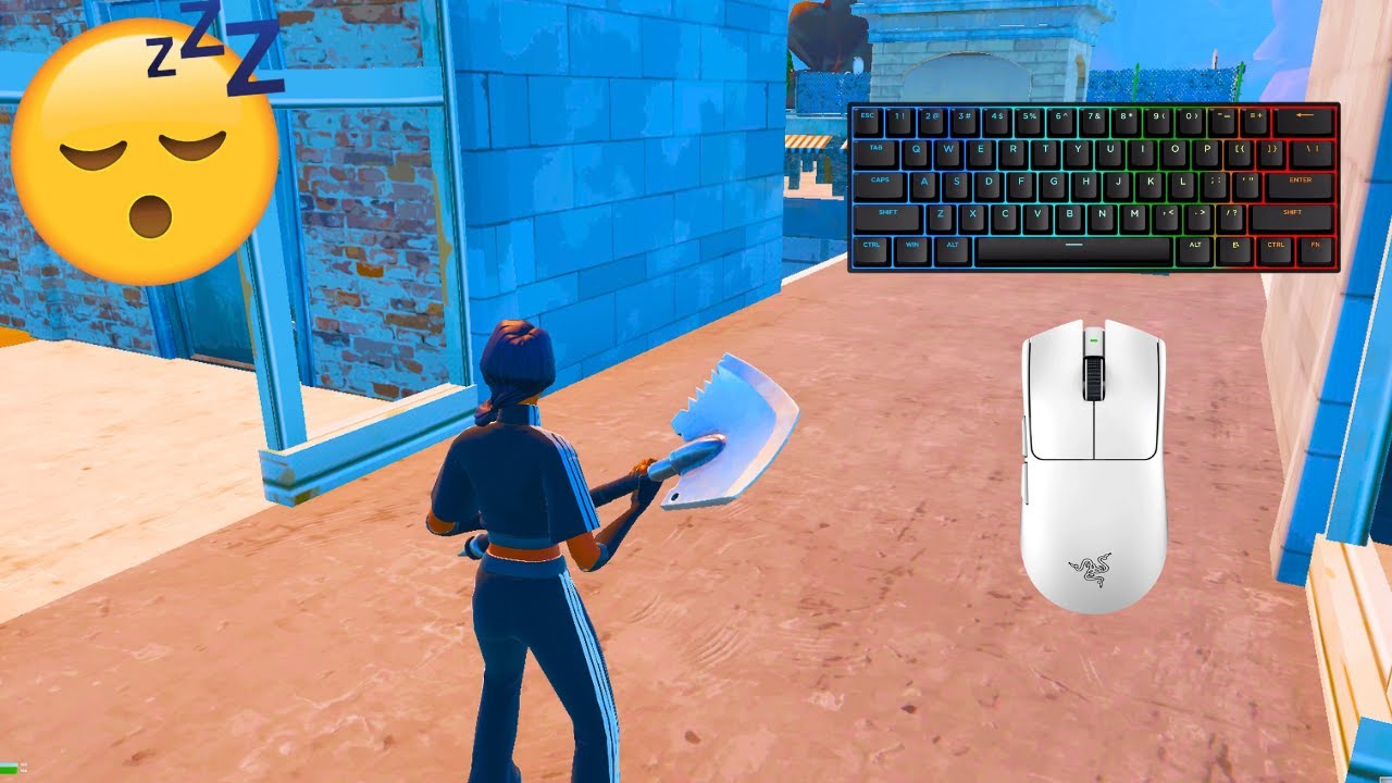 ASMR Fortnite Tilted Zone Wars 😴 Keyboard Sounds 🏆