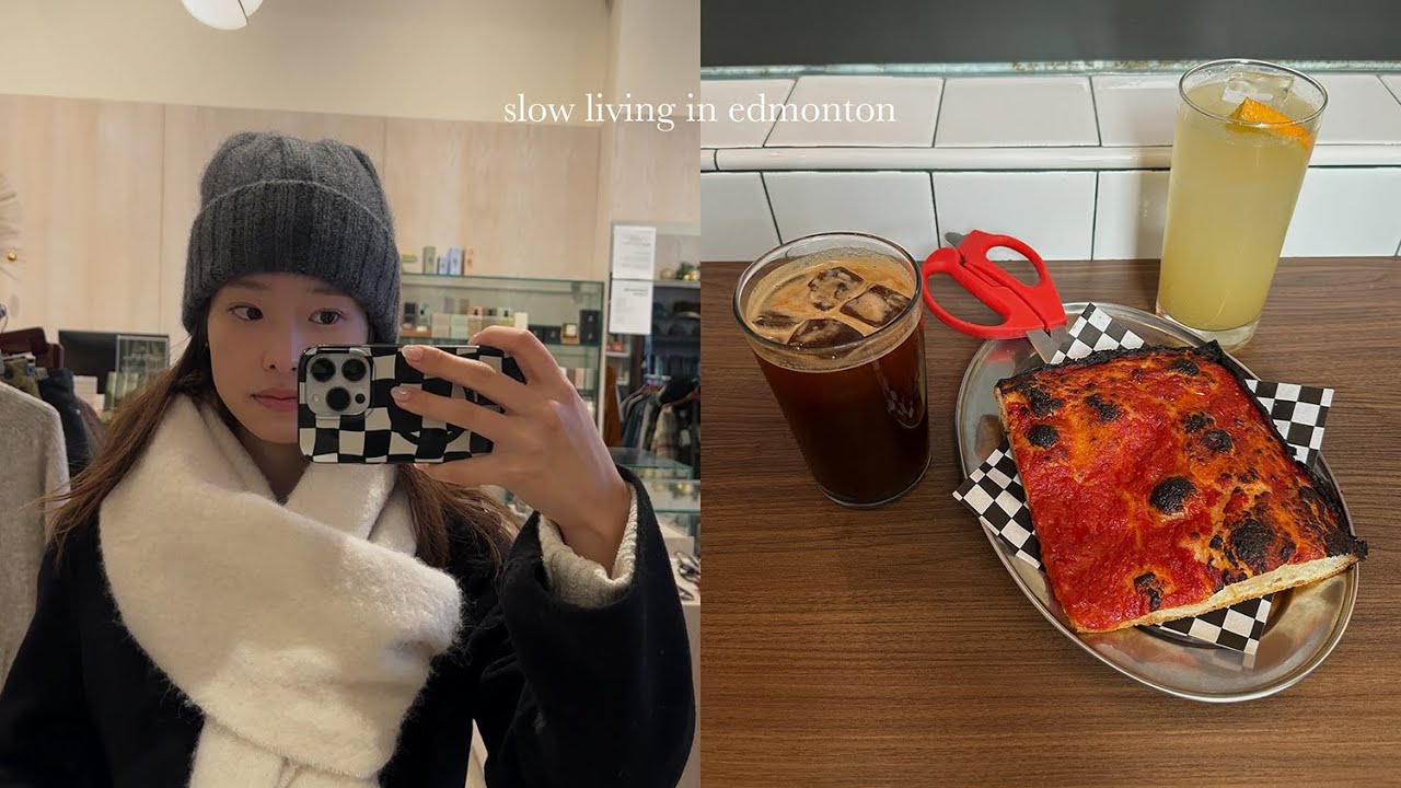 slow living in edmonton | so much snow. discovering new food gems.