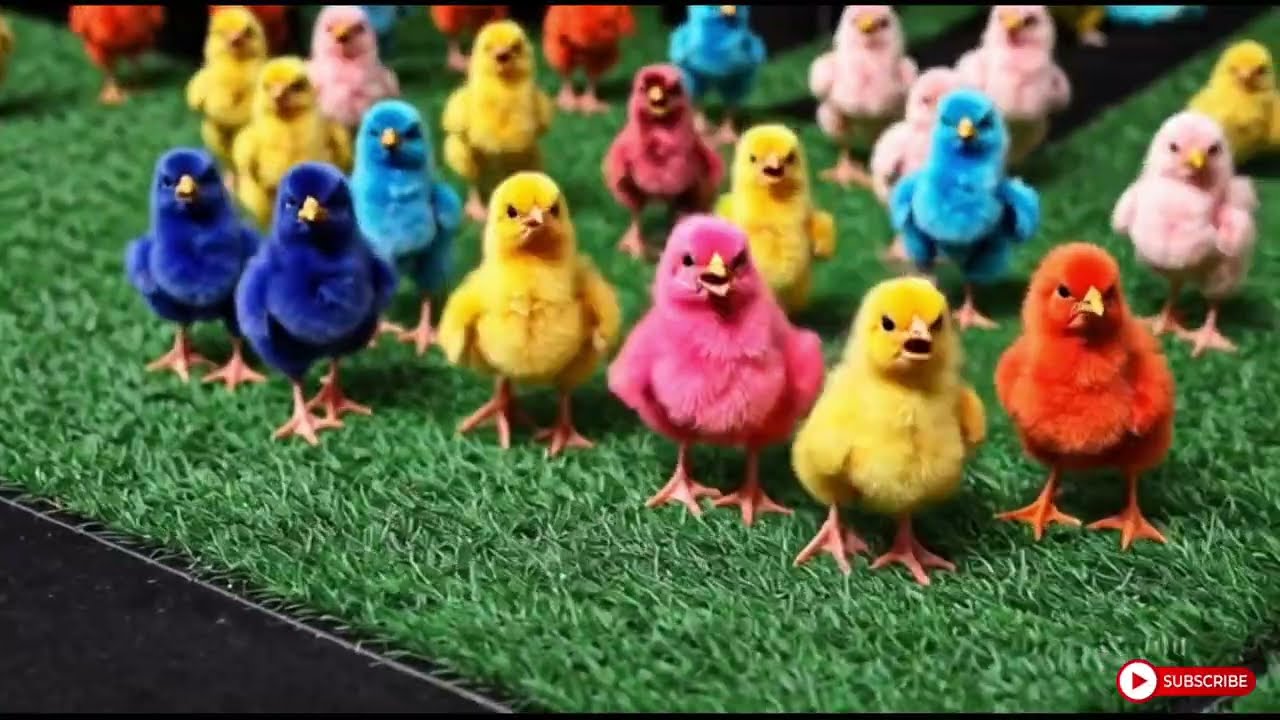 Funny 3D Animals Long Slide Game Chicken | Elephant, Gorilla & Friends Safari Race