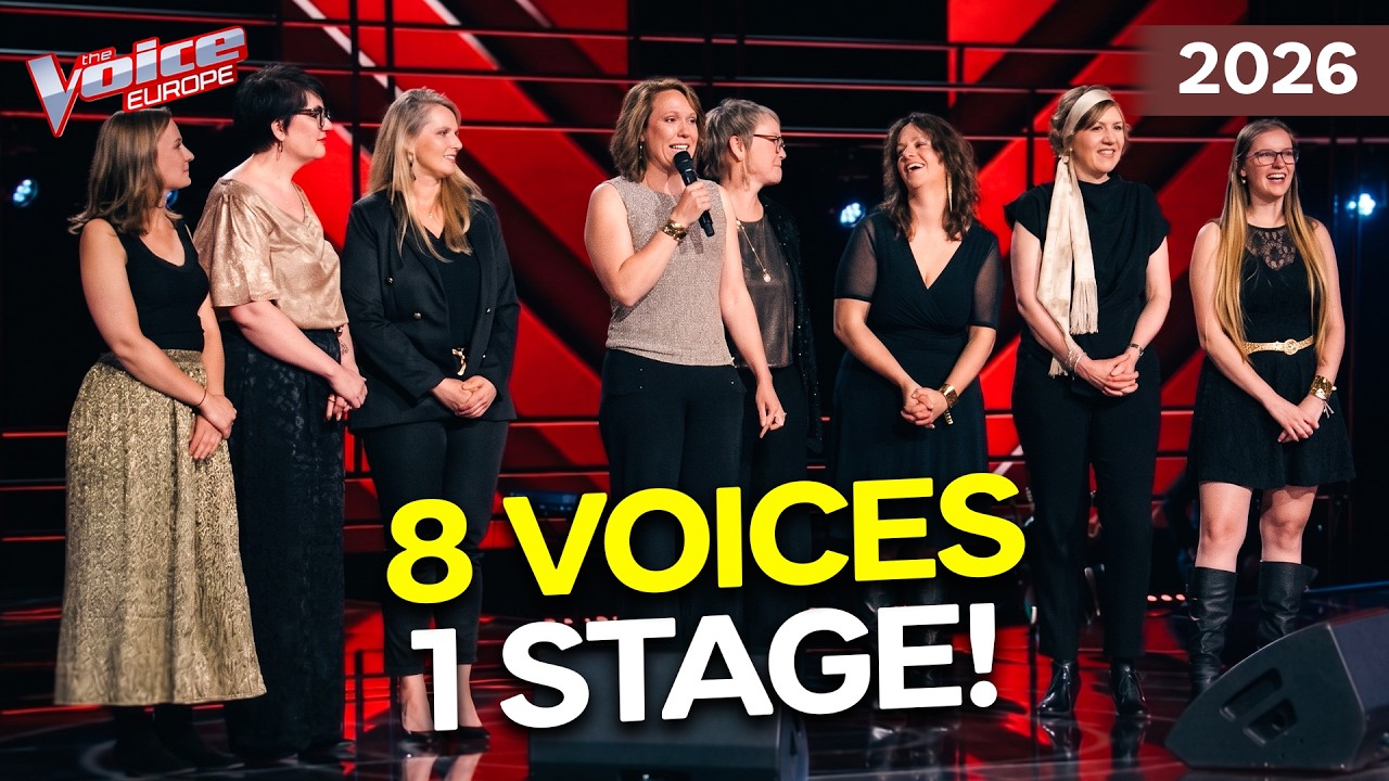 A Group Of 8 Just Changed What A Blind Audition Can Be | The Voice