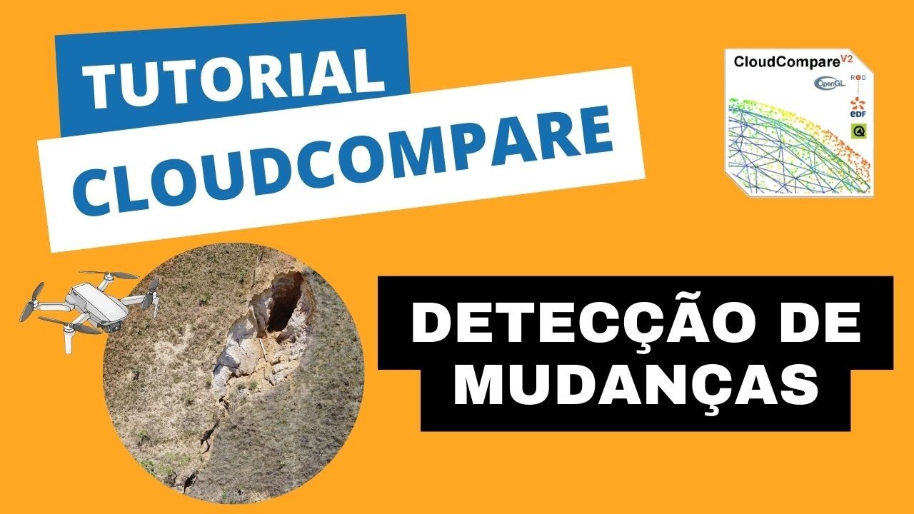 #Tutorial#Cloudcompare // Detecção de Mudanças - Monitoramento de Erosão