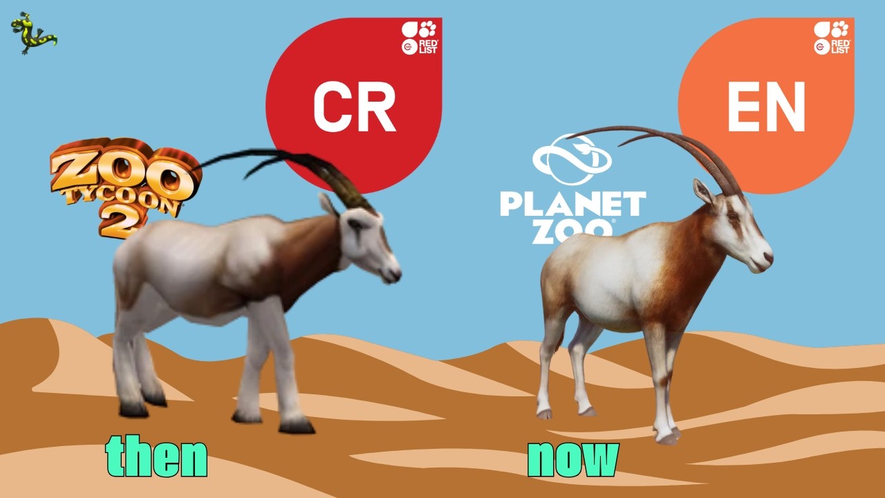 Zoo Tycoon 2 vs. Planet Zoo - Animal Conservation Statuses still the same?