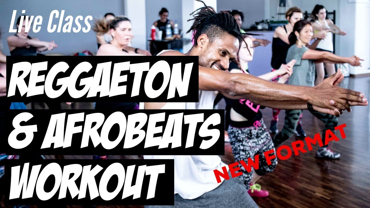 REGGAETON AFROBEATS Dance Workout NONSTOP Latin music dance workout African dance workout LIVE CLASS