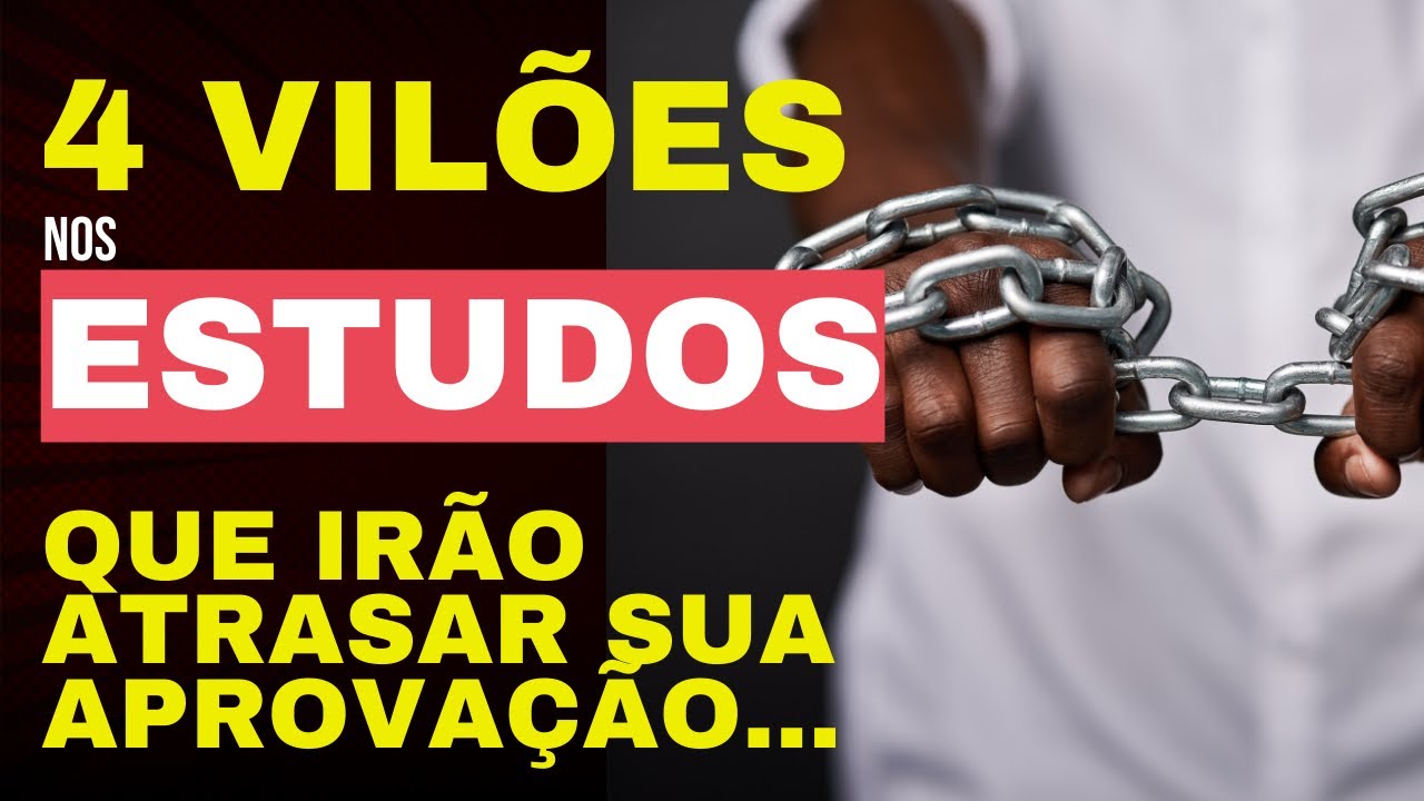 4 MAIORES PERIGOS nos ESTUDOS e COMO VENCÊ-LOS para SER APROVADO EM CONCURSOS | Thiago Pereira