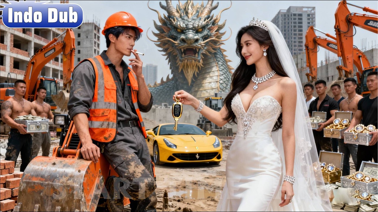 🌟Heboh! CEO cantik nikahi pekerja excavator—ternyata dia Raja Naga & Dewa Perang! #ceo #drama